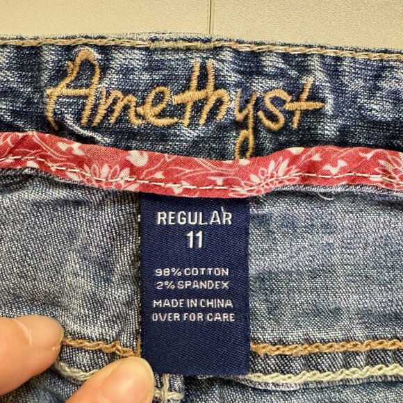 Amethyst Regular 11 Skinny Jeans – Medium Wash Y2K - Picture 4 of 4